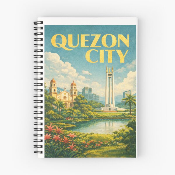 Item preview, Quezon City Quezon Memorial Circle and Diliman Skyline Philippines designed and sold by Places On Earth.