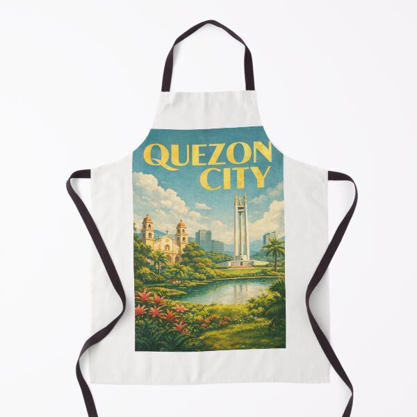 Item preview, Quezon City Quezon Memorial Circle and Diliman Skyline Philippines designed and sold by Places On Earth.