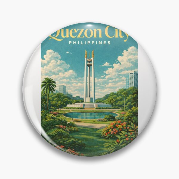 Item preview, Quezon City Diliman Parks and Quezon Memorial Shrine Philippines designed and sold by Places On Earth.
