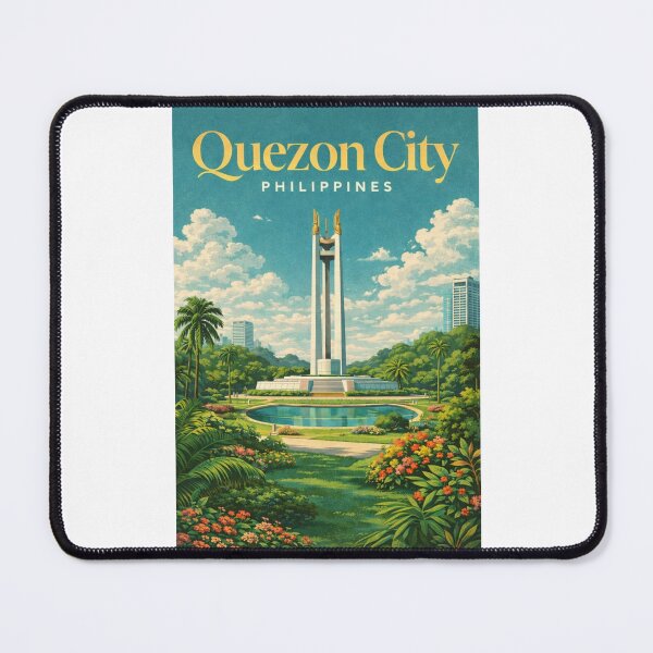 Item preview, Quezon City Diliman Parks and Quezon Memorial Shrine Philippines designed and sold by Places On Earth.