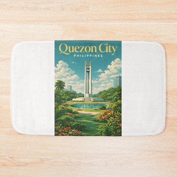 Item preview, Quezon City Diliman Parks and Quezon Memorial Shrine Philippines designed and sold by Places On Earth.