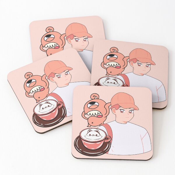 Item preview, Fox Latte Art & Urban Style – Anime Boy with Cap designed and sold by Kanniax.