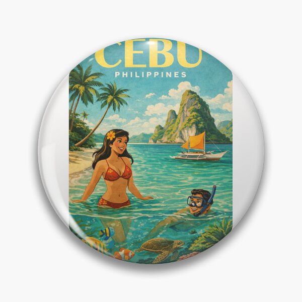 Item preview, Cebu Island Mactan Coast and Visayan Sea Philippines designed and sold by Places On Earth.