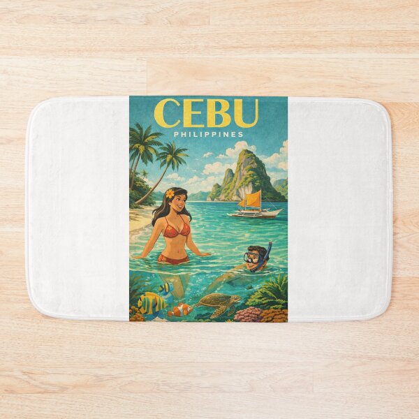 Item preview, Cebu Island Mactan Coast and Visayan Sea Philippines designed and sold by Places On Earth.