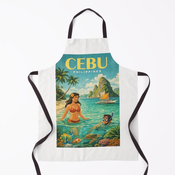 Item preview, Cebu Island Mactan Coast and Visayan Sea Philippines designed and sold by Places On Earth.