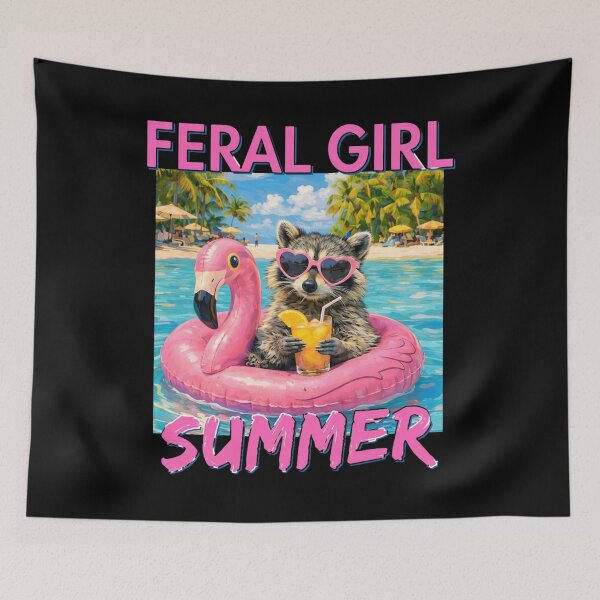 Item preview, Feral Girl Summer designed and sold by SideAway.