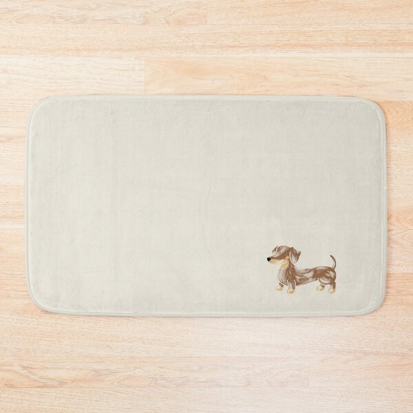 Item preview, Adorable Smooth Chocolate and Tan Dapple Dachshund Sausage Dog Silhouette designed and sold by Laura Deakin Artist.