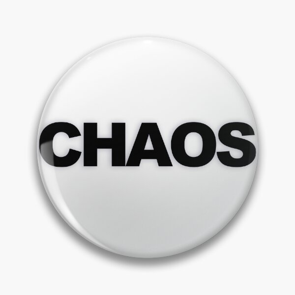 Item preview, CHAOS — Black Minimal Bold Type Statement designed and sold by WORDPAUSE.