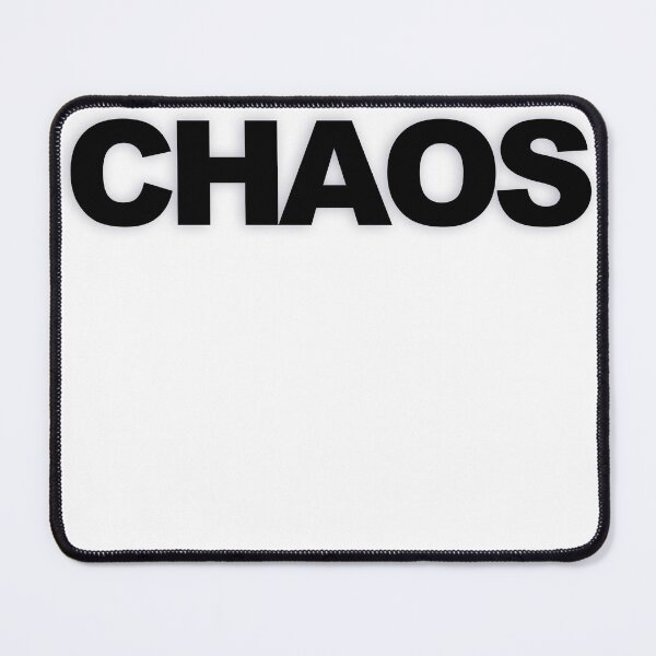Item preview, CHAOS — Black Minimal Bold Type Statement designed and sold by WORDPAUSE.