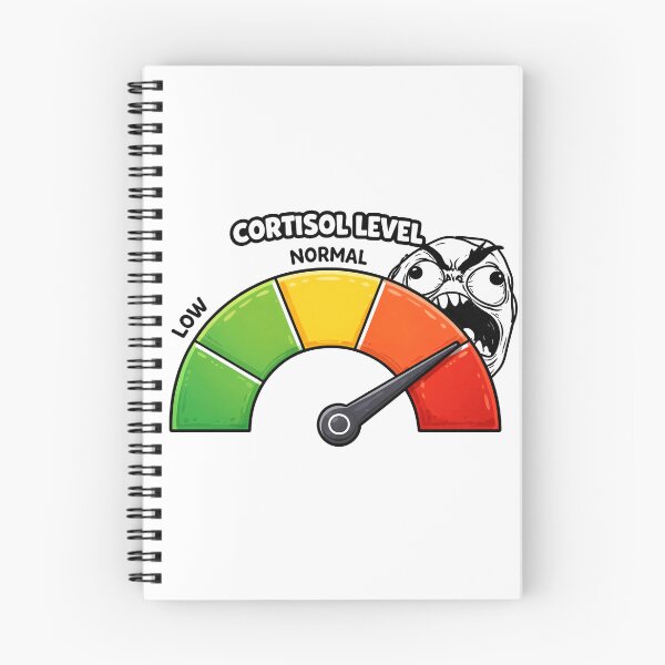 Item preview, Cortisol Level Very High Rage Meme designed and sold by MonkiFlipp.