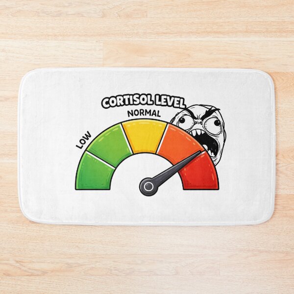 Item preview, Cortisol Level Very High Rage Meme designed and sold by MonkiFlipp.