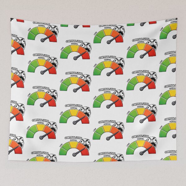 Item preview, Cortisol Level Very High Rage Meme designed and sold by MonkiFlipp.