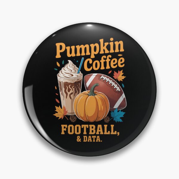 Artikelvorschau, Kürbiskaffee, Fußball, Herbst, Datenverhaltensanalyst, Herbst entworfen und verkauft von TyraYoung.