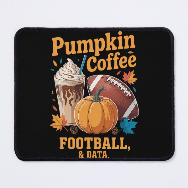 Item preview, Pumpkin Coffee Football Fall Data Behavior Analyst Autumn designed and sold by TyraYoung.