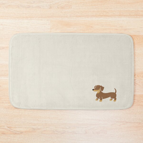 Item preview, Adorable Smooth Chocolate and Tan Dachshund Sausage Dog Silhouette designed and sold by Laura Deakin Artist.