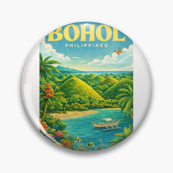 Item preview, Bohol Panglao Island Tropical Waters and Chocolate Hills Philippines designed and sold by Places On Earth.