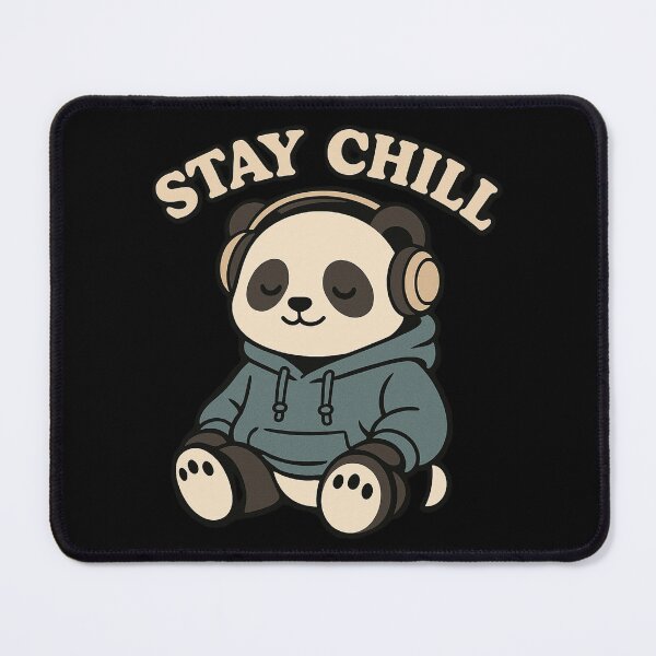 Item preview, Stay Chill Panda, Cute Relaxed Aesthetic Streetwear Hoodie Panda designed and sold by AYACHI90.