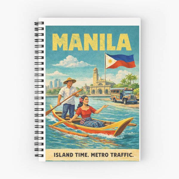 Item preview, Manila Intramuros Pasig River and Philippine Flag Waterfront designed and sold by Places On Earth.