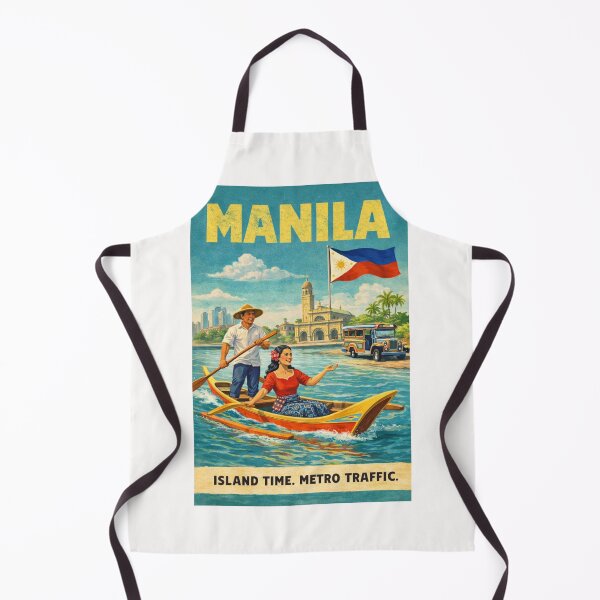 Item preview, Manila Intramuros Pasig River and Philippine Flag Waterfront designed and sold by Places On Earth.