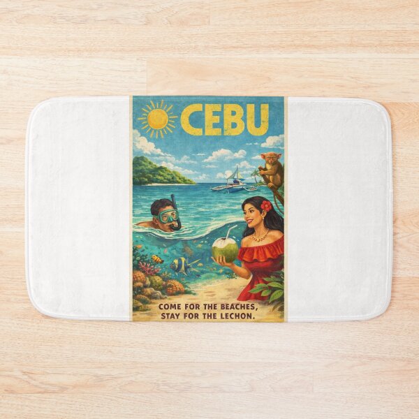Item preview, Cebu Mactan Island Beaches and Visayan Sea Philippines Lechon Culture designed and sold by Places On Earth.