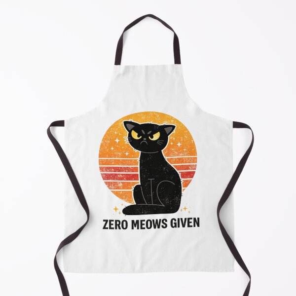 Artikelvorschau, Zero Meows Given Shirt | Lustiges T-Shirt mit schwarzer Katze | Sarkastisches Geschenk für Katzenliebhaber | Retro-Vintage-Katzen-T-Shirt entworfen und verkauft von sumodesign.