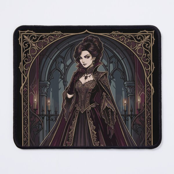 Item preview, Gothic Dark Queen Victorian Art – Elegant Vampire Royalty Illustration designed and sold by AmazingEG.