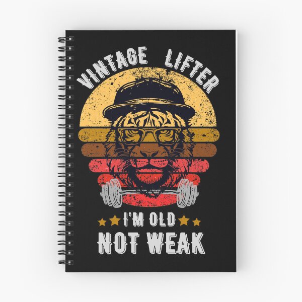 Item preview, Vintage Lifter I’m Old Not Weak Retro Gym Strength Fitness designed and sold by YarsEingr.