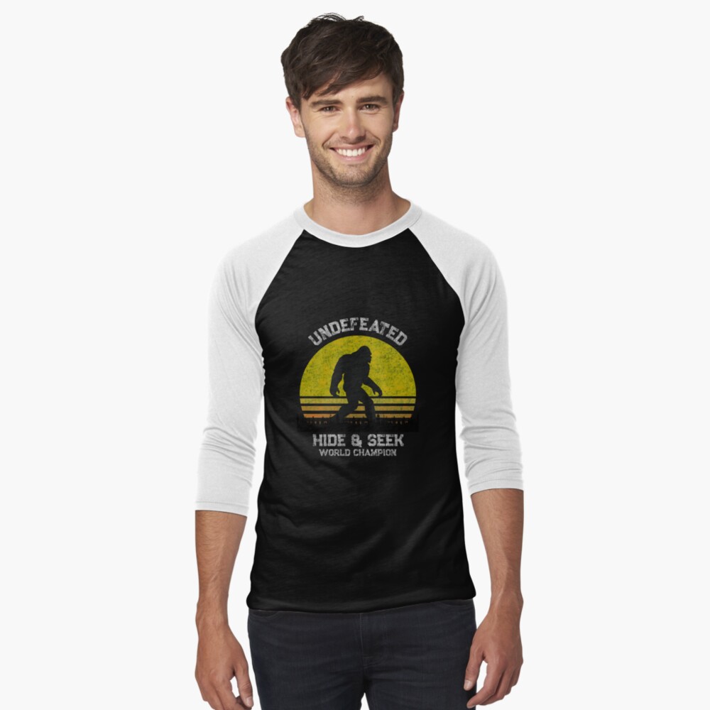 sasquatch t shirt hide and seek