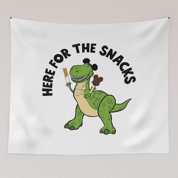 Item preview, Here For The Snacks Rex Toy Story, Kids Toy Story Snack Lover, Woody Buzz Rex designed and sold by SideAway.