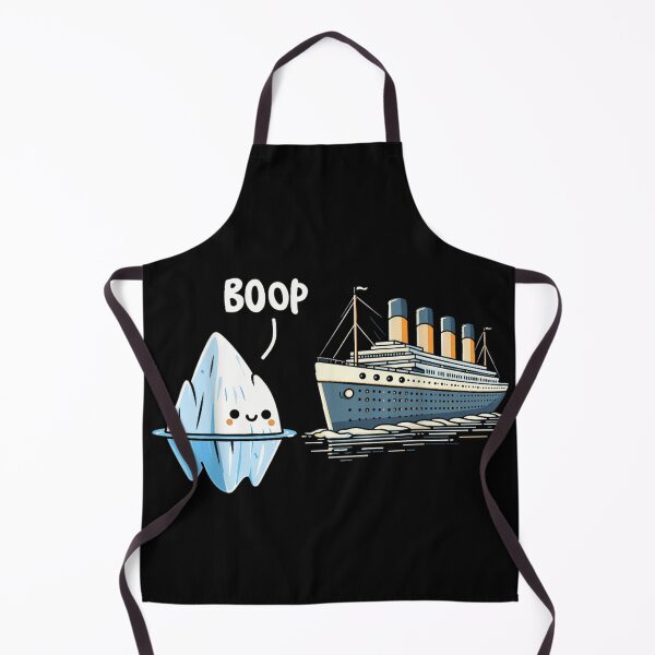 Item preview, Cute Iceberg Boop Titanic Ship Funny History Meme Kawaii Nautical Illustration designed and sold by JiscoRomanela.