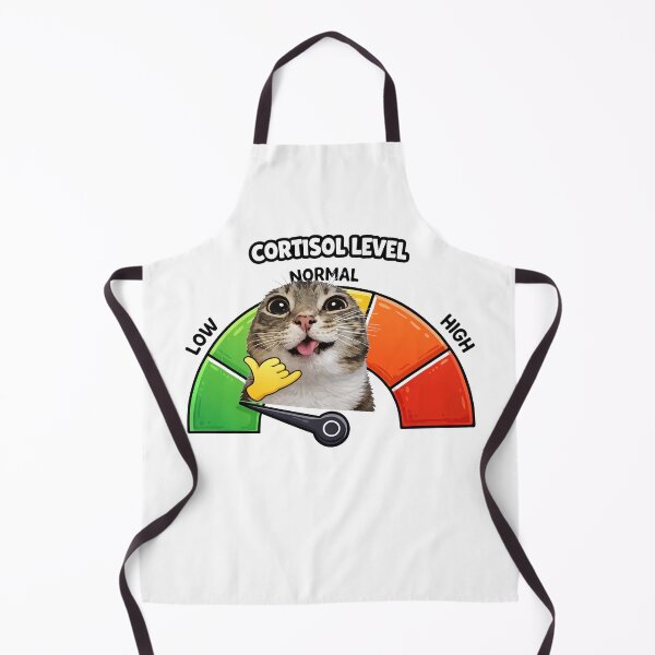 Item preview, Cortisol Level Low Chill Cat designed and sold by MonkiFlipp.