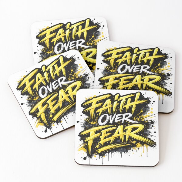 Item preview, Faith Over Fear Christian Graffiti Street Art designed and sold by Oddly Blessed.