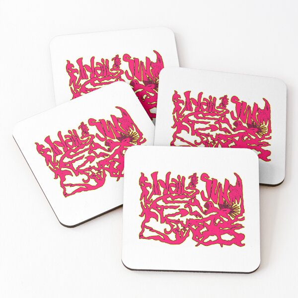 Item preview, Pink typhography Post Band  designed and sold by AltAesthetic.