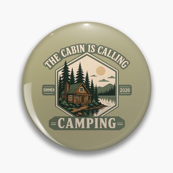 Item preview, The Cabin is Calling - Camping - Summer 2026 designed and sold by jmatix.