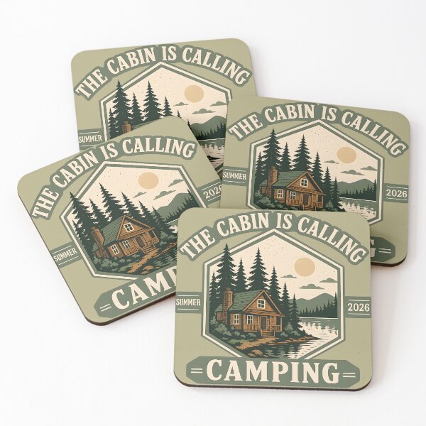Item preview, The Cabin is Calling - Camping - Summer 2026 designed and sold by jmatix.