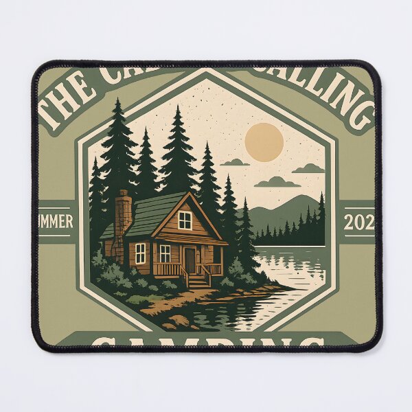 Item preview, The Cabin is Calling - Camping - Summer 2026 designed and sold by jmatix.
