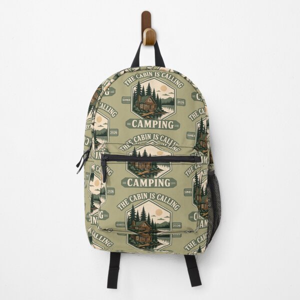 Item preview, The Cabin is Calling - Camping - Summer 2026 designed and sold by jmatix.