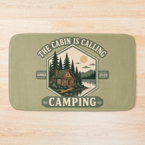 Item preview, The Cabin is Calling - Camping - Summer 2026 designed and sold by jmatix.