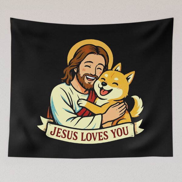 Item preview, Jesus Loves You designed and sold by plushism.