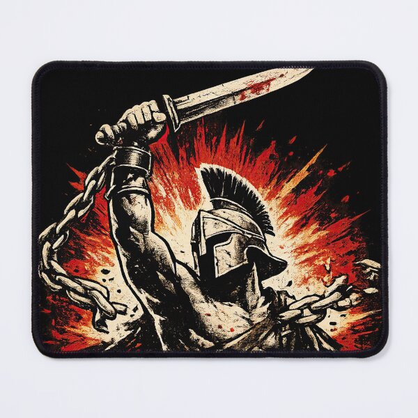Item preview, Spartacus Gladiator Rebel Warrior Art designed and sold by Retr0Tshirts.
