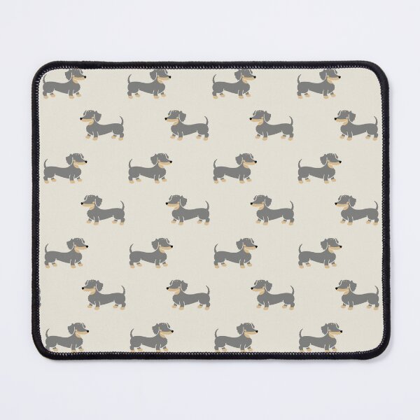 Item preview, Adorable Grey Wire Hair Dachshund Sausage Dog Silhouette designed and sold by Laura Deakin Artist.