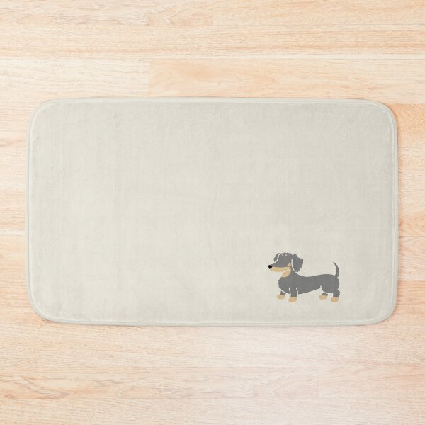 Item preview, Adorable Grey Wire Hair Dachshund Sausage Dog Silhouette designed and sold by Laura Deakin Artist.