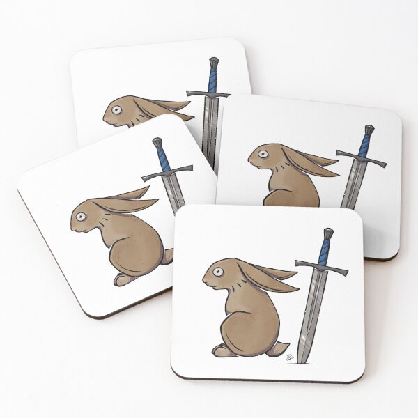 Item preview, Rabbit with sword designed and sold by faejala.