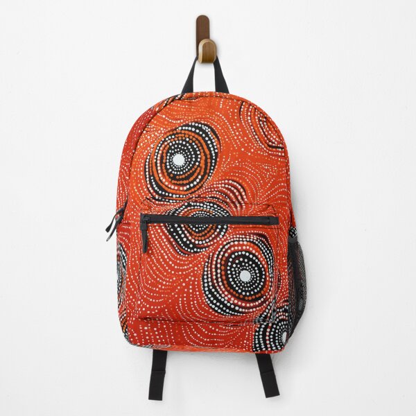 Item preview, Aboriginal Inspired Dot Art - Fire Lava Circles designed and sold by GrinGalore.