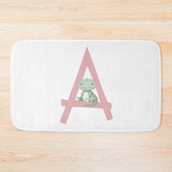 Item preview, Cute Alligator Letter A Design – Kawaii Animal Alphabet Initial Art designed and sold by asudesign.
