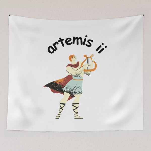 Item preview, Artemis II Moon Mission – NASA Space Exploration Retro Astronaut Design designed and sold by treandsart.