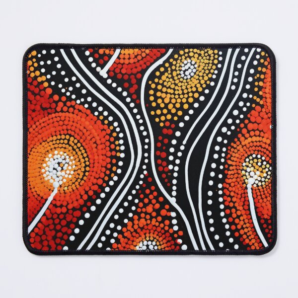 Item preview, Aboriginal Inspired Dot Art - Firerly Pattern designed and sold by GrinGalore.