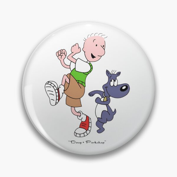 Item preview, Retro 90s Cartoon Boy and Blue Dog - Best Friends Art designed and sold by  The Midnight Library - Book Lover Gifts & Kindle Accessories.