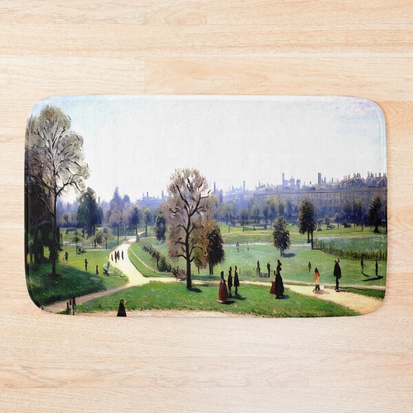 Item preview, Hyde Park: Elegant Figures Strolling Beneath Leafy Trees  designed and sold by artdesignsnow.