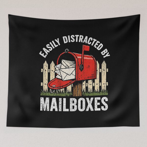 Item preview, Easily distracted by mailboxes designed and sold by JODYSMORGAN.